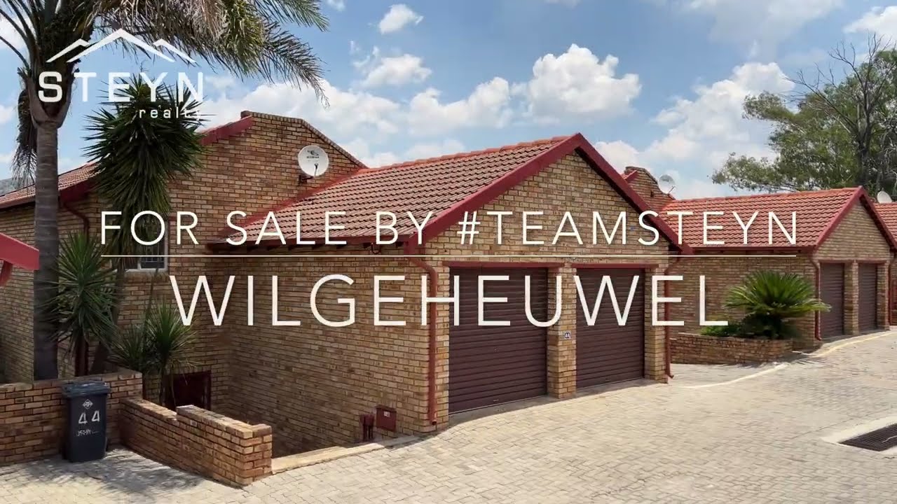 For Sale by Steyn Realty - Wilgeheuwel - 3 Bedroom Duplex