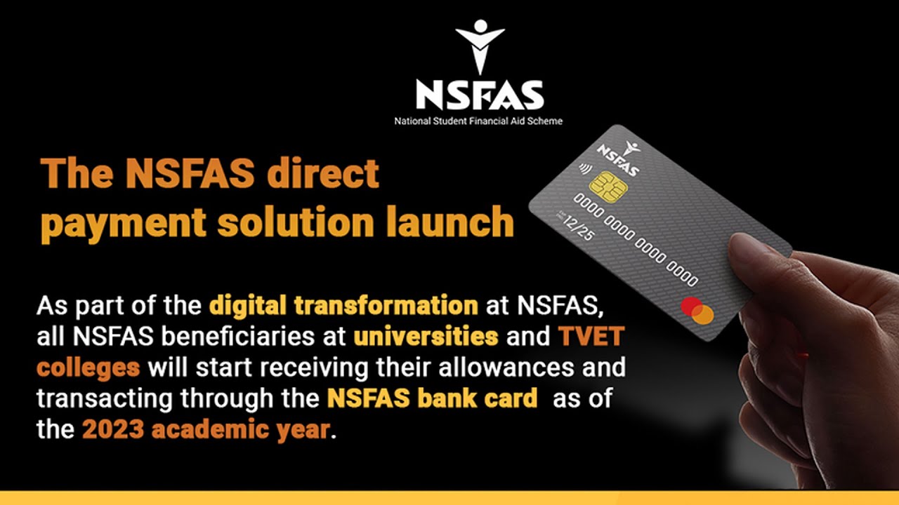 The NSFAS Direct Payment Solution Launch