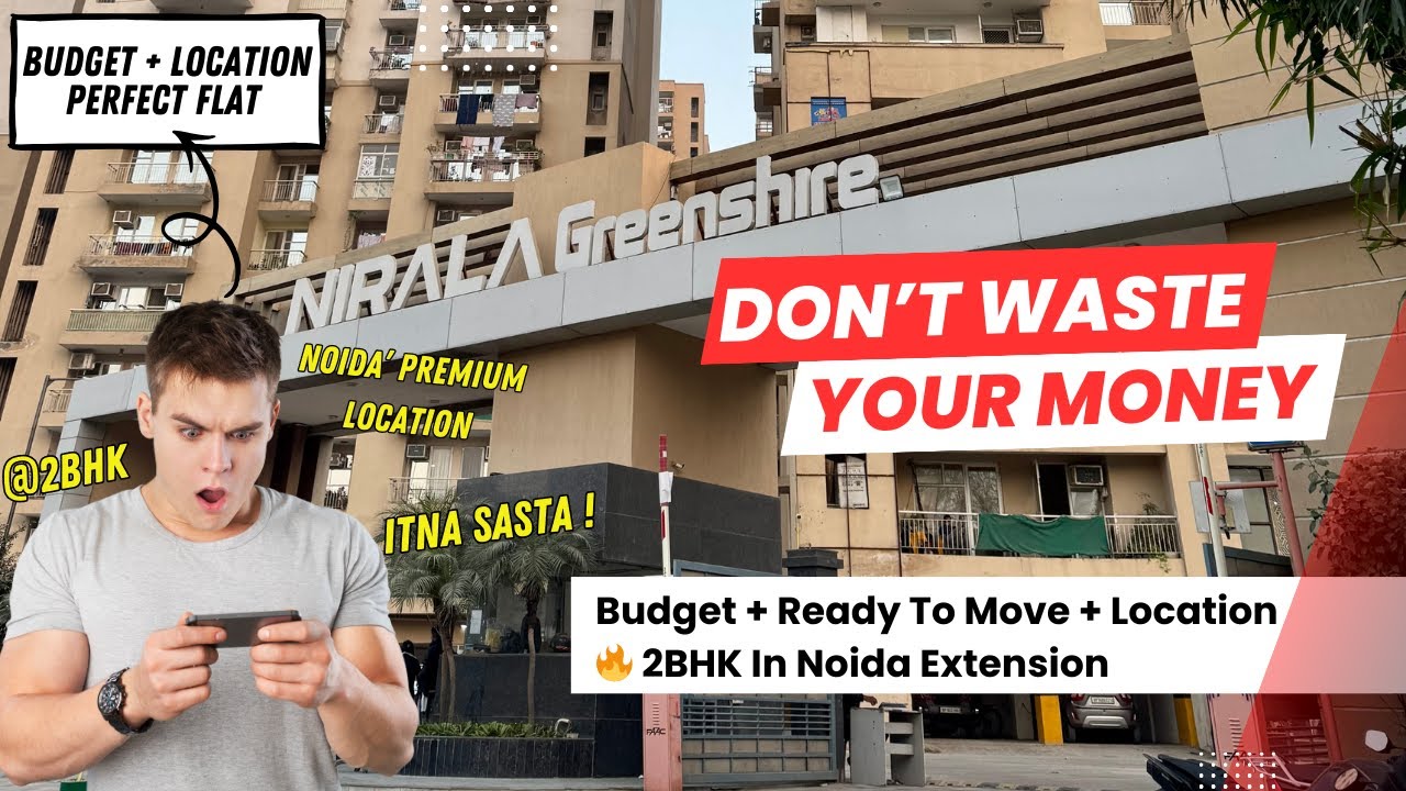 Best Budget 2Bhk Flats In Noida Extension | Ready to Move Society | Nirala Greenshire, Noida #noida