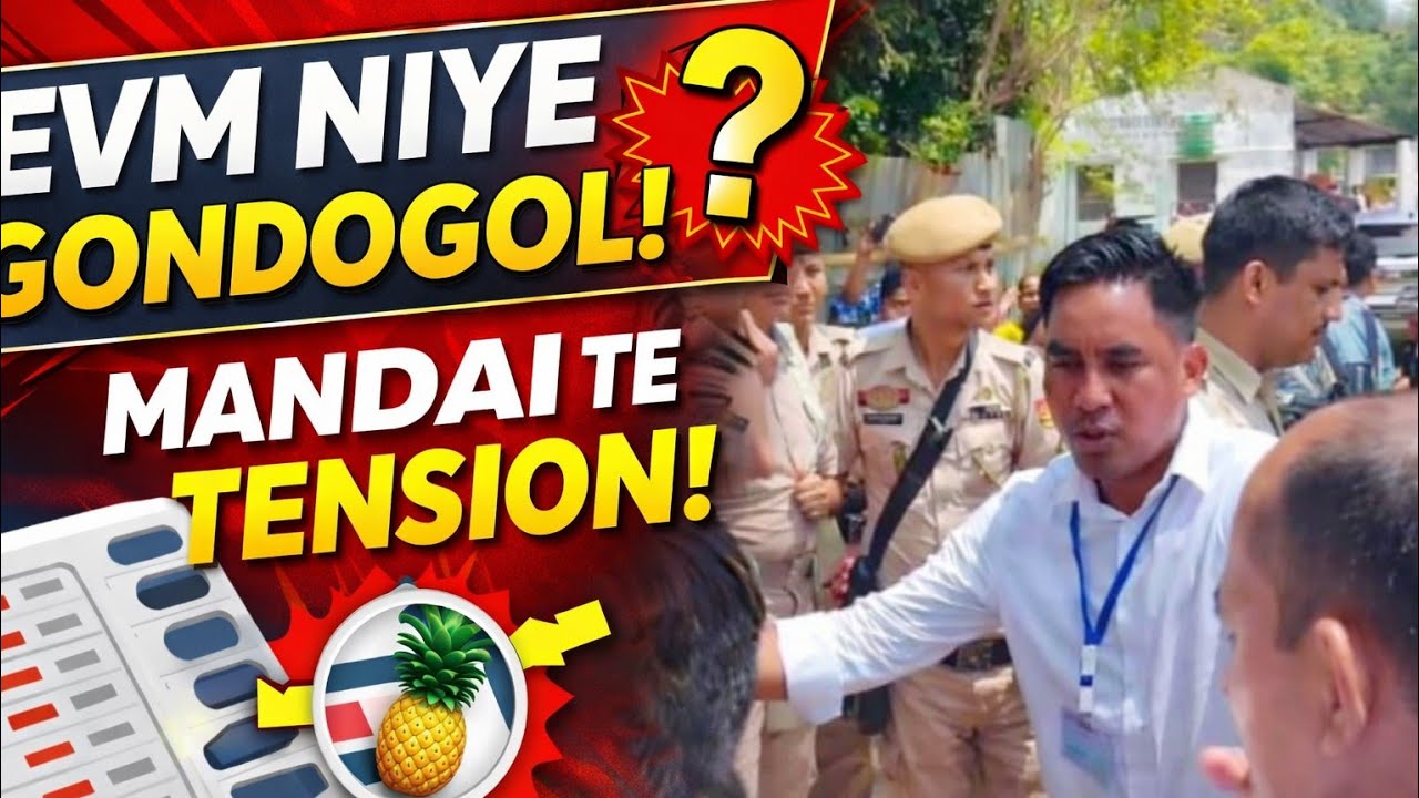 Mandai-Pulinpur EVM Controversy 😱 | Tipra Motha vs BJP Clash | TTAADC Election 2026