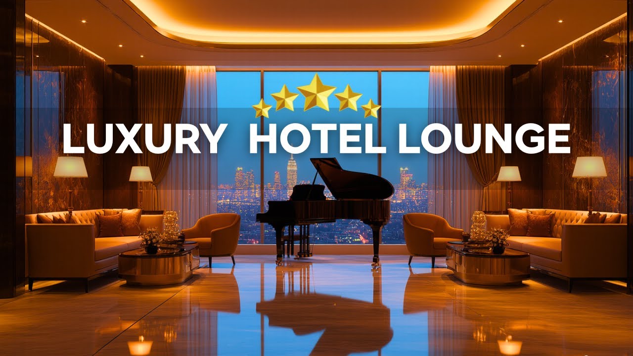 Luxury Hotel Lounge Music - Relaxing Jazz Saxophone Instrumental Music - Soft Jazz Background Music