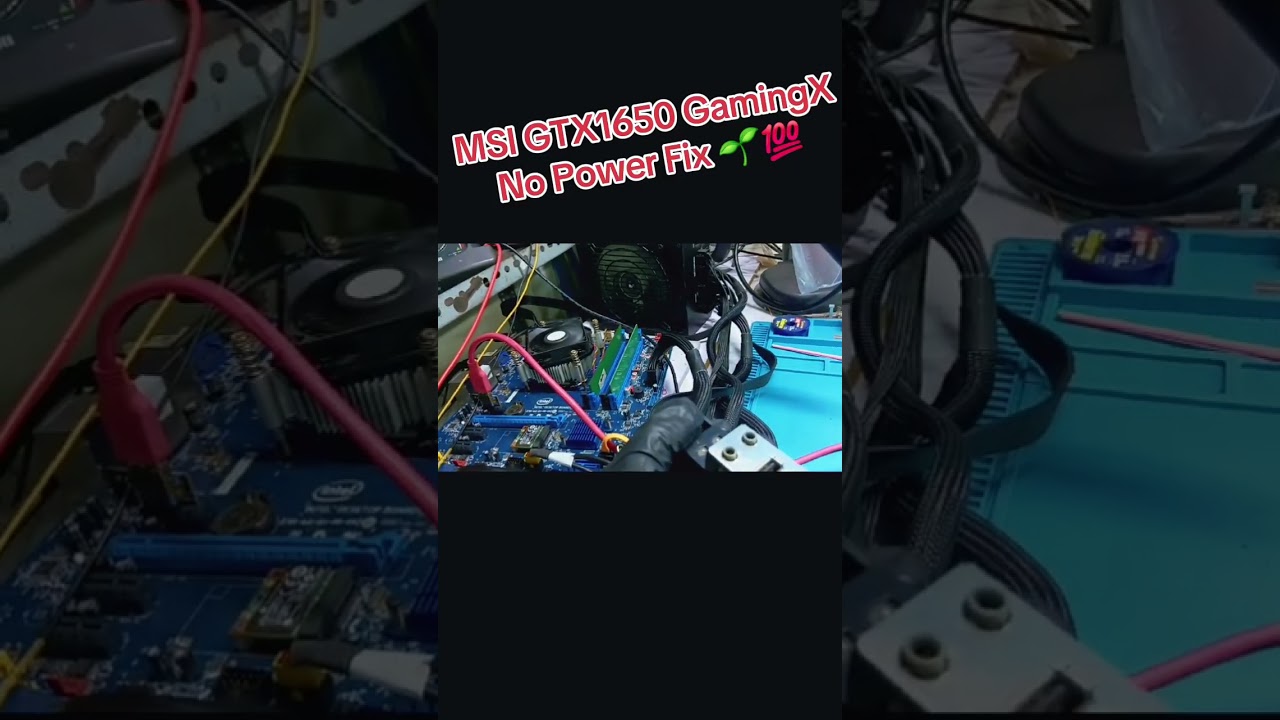 🔥 MSI Gaming X GTX 1650 GPU Repair | Burnt MOSFET and Mosfert Driver Fix 🌱💯🦾  | KITSOL