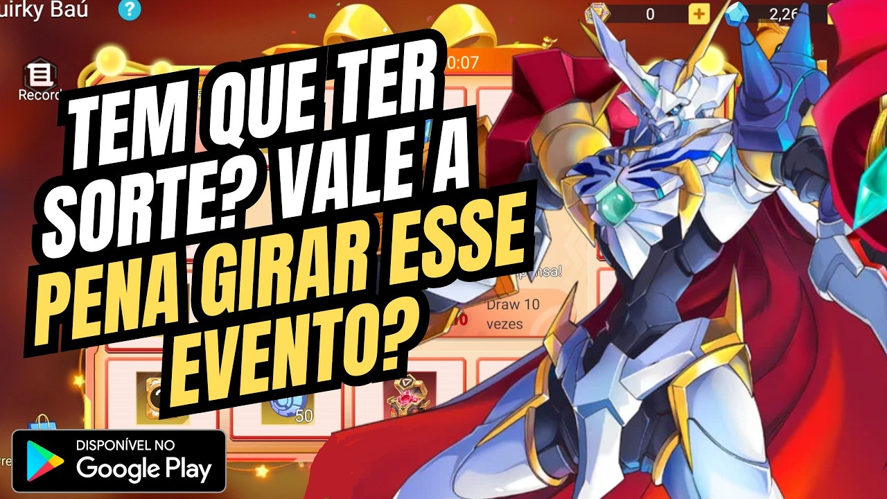 ⭐VALE A PENA GIRAR ESSE EVENTO? Tem que ter SORTE?! Digimon mobile em portugu&ecirc;s!⭐