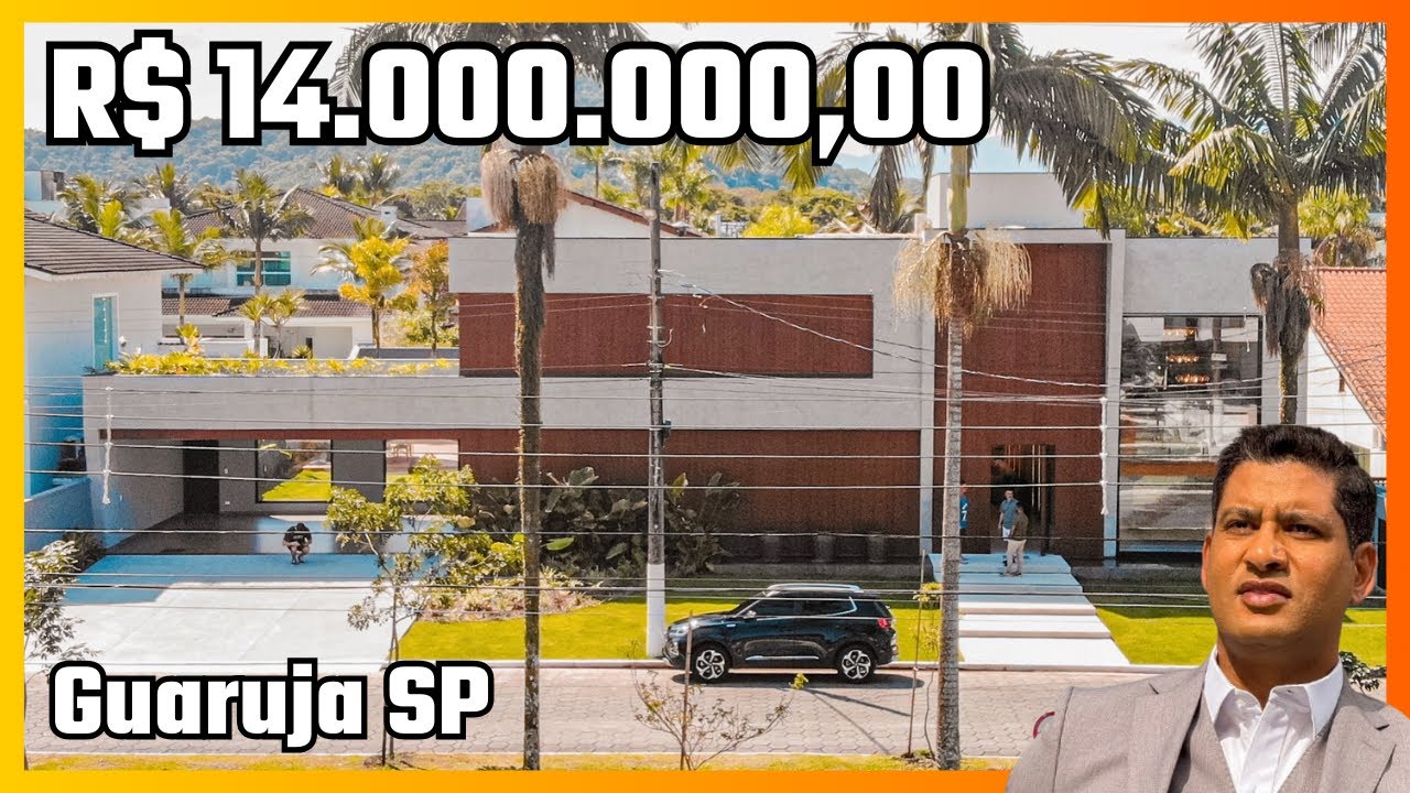 MANSÃO NO GUARUJÁ - JARDIM ACAPULCO R$ 14.000.000,00
