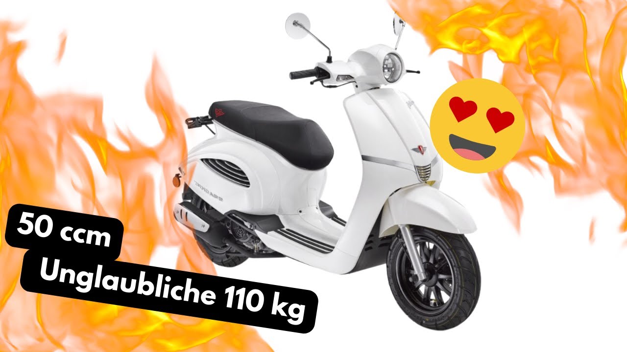 Camping Wohnmobil Roller Zündapp Bella R50 50ccm Review 2023. Leichter geht's nicht!