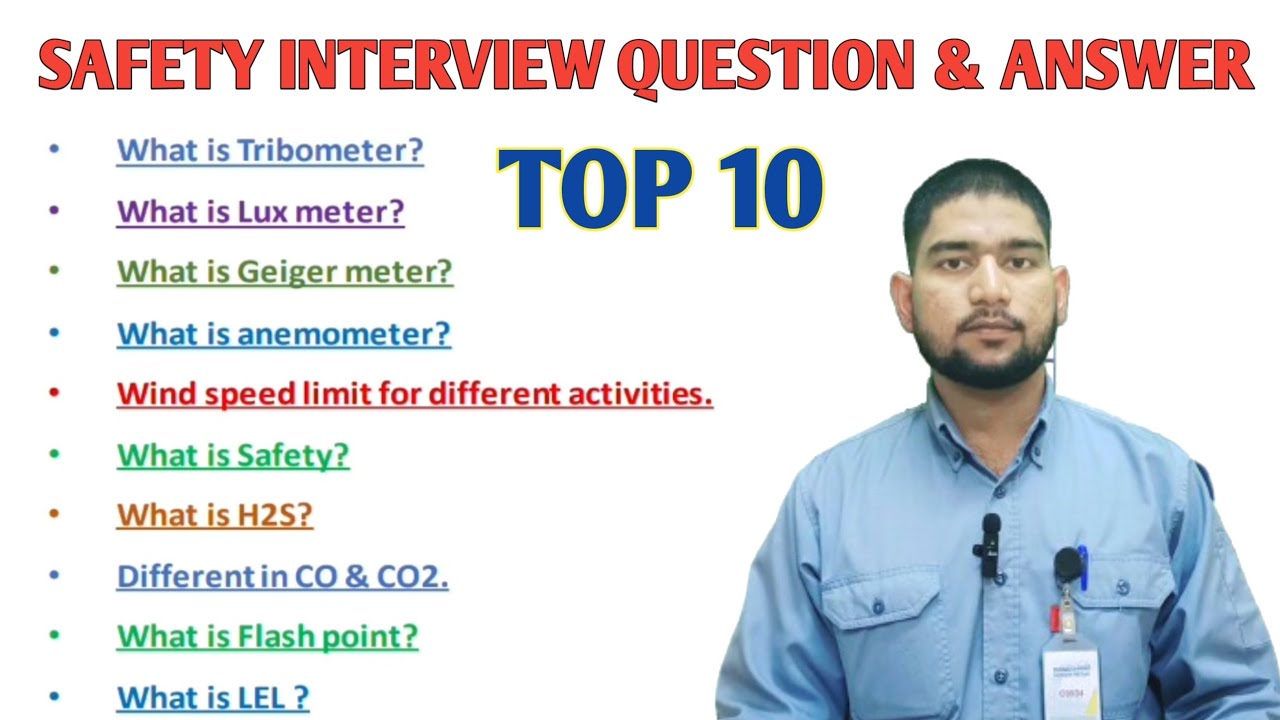Safety interview Questions and Answer ! gulf safety interview ! safety officer question and answer