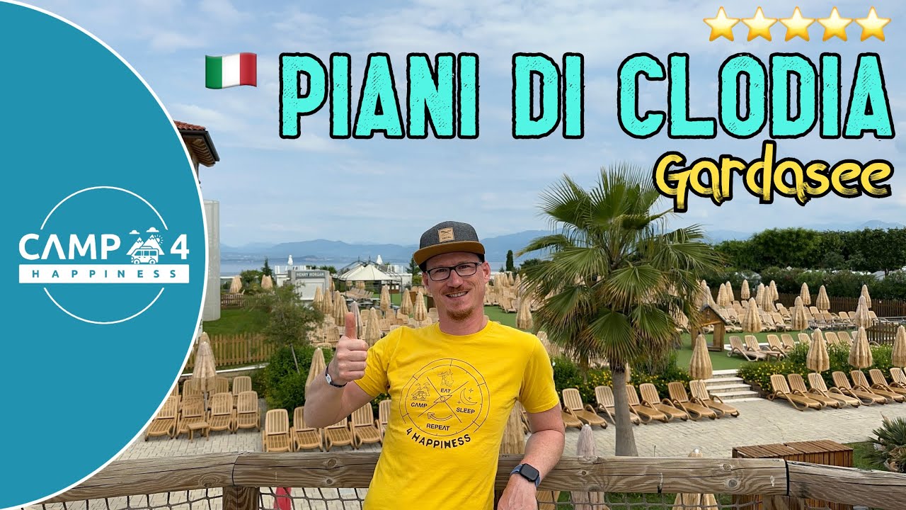 Piani di Clodia Campingplatz Gardasee: Erfahrung und Rundtour