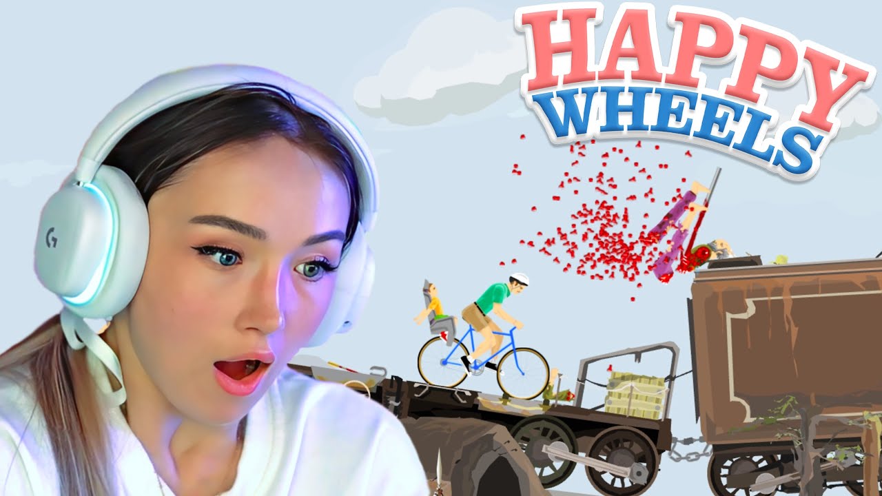 Happy Wheels First time Reaction!