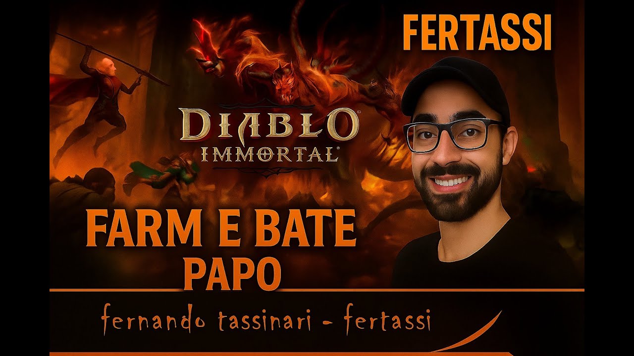 DIABLO IMMORTAL - FARM, BATE PAPO, DG E 10B - AO VIVO - 23/01/2026