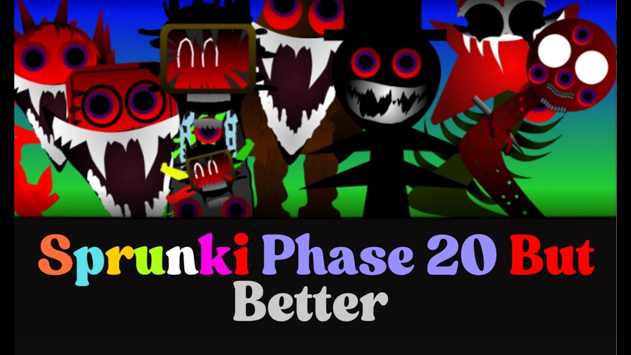 Sprunki Phase 20 — Horror Music Creation in the Dark
