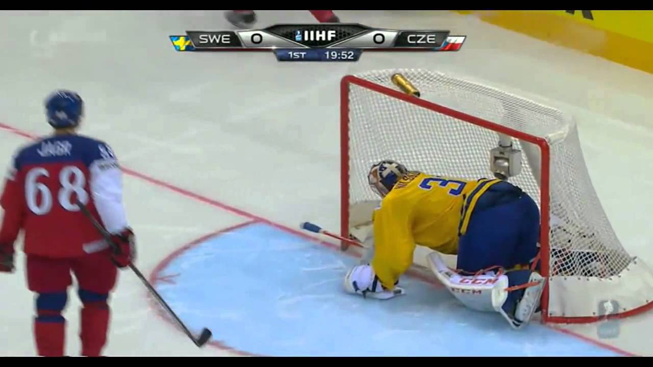 MS v hokeji 2014 &Scaron;v&eacute;dsko Česko 0:1 Tom&aacute;&scaron; Hertl Sweden Czech Republic