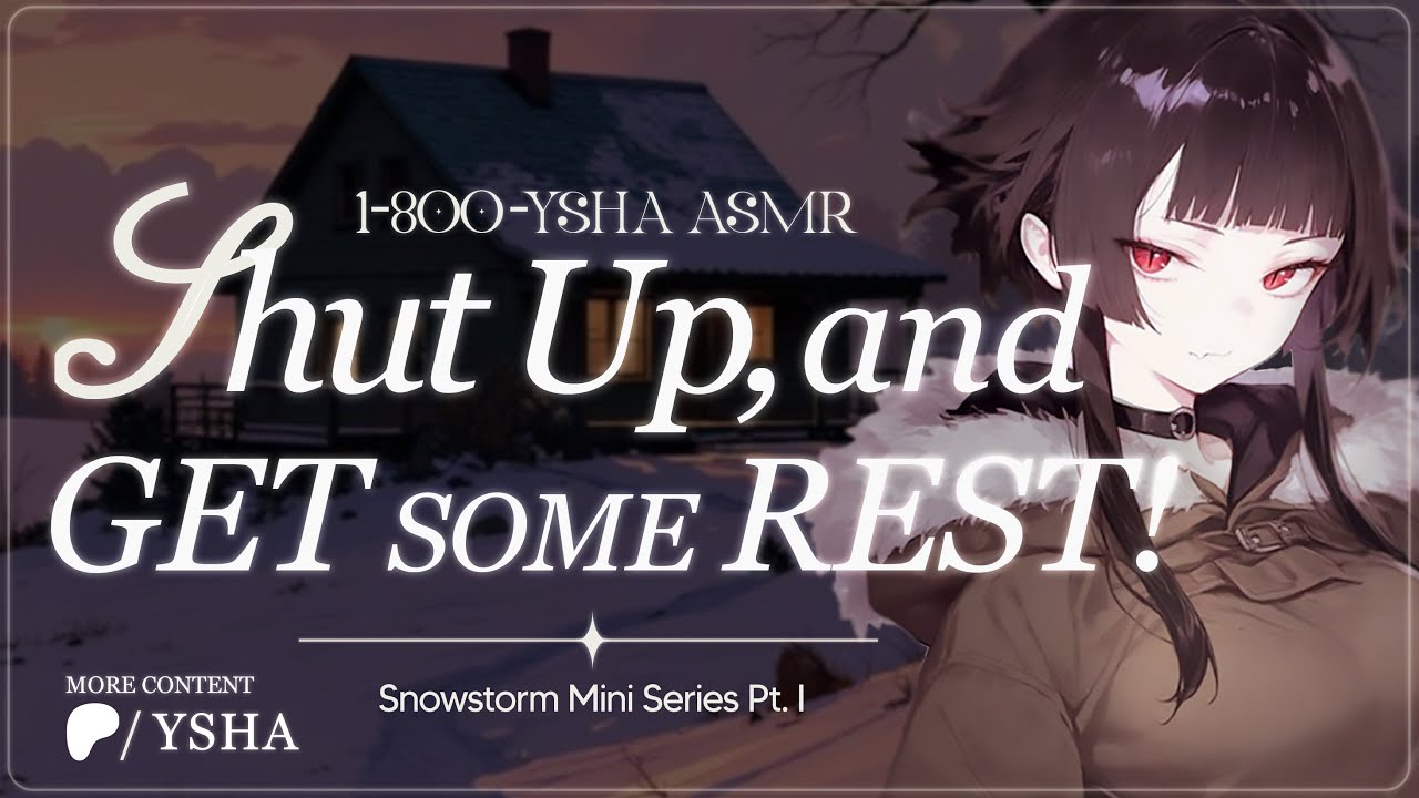 [ASMR] Stuck in a Cabin with Your Tsundere Crush 🌨 | Snowstorm Mini Series Pt. I
