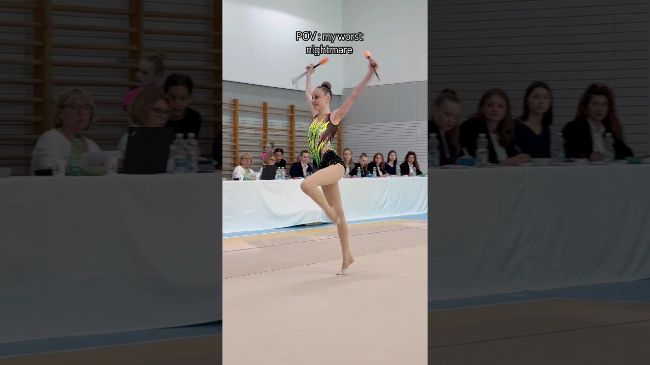 I did it #rhythmicgymnastics #rg #qualification #turnen