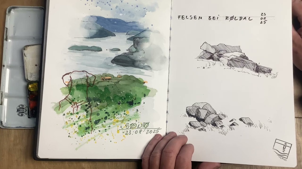Sketchbook Scandinavia summer 2025