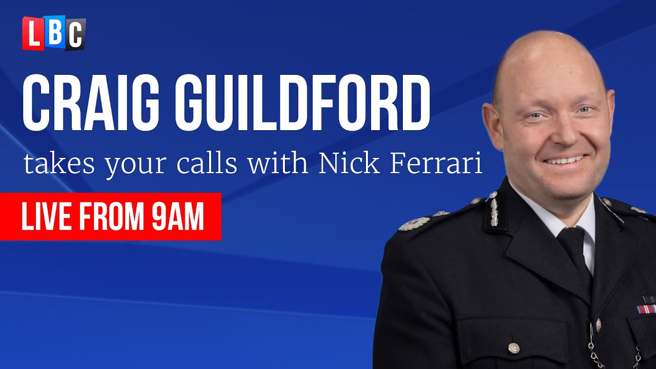 Watch Again: West Midlands Police Chief Constable joins Nick Ferrari to take your calls | 08/08/25