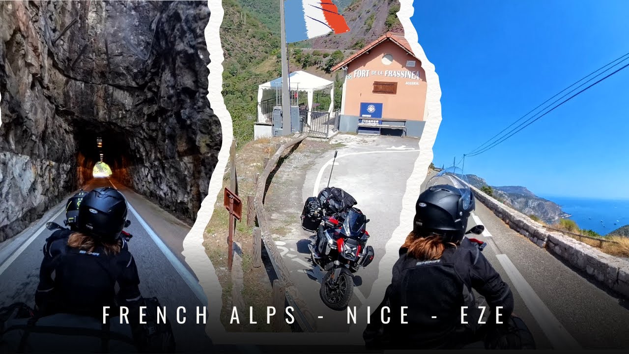 Ultimate Motorcycle Route: French Alps → Nice → Èze (360 Cam View)
