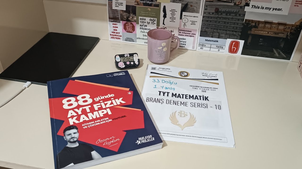 10 Saatlik YKS çalışmam🌟 Limite başladımmm🎀#yks#yks2026 