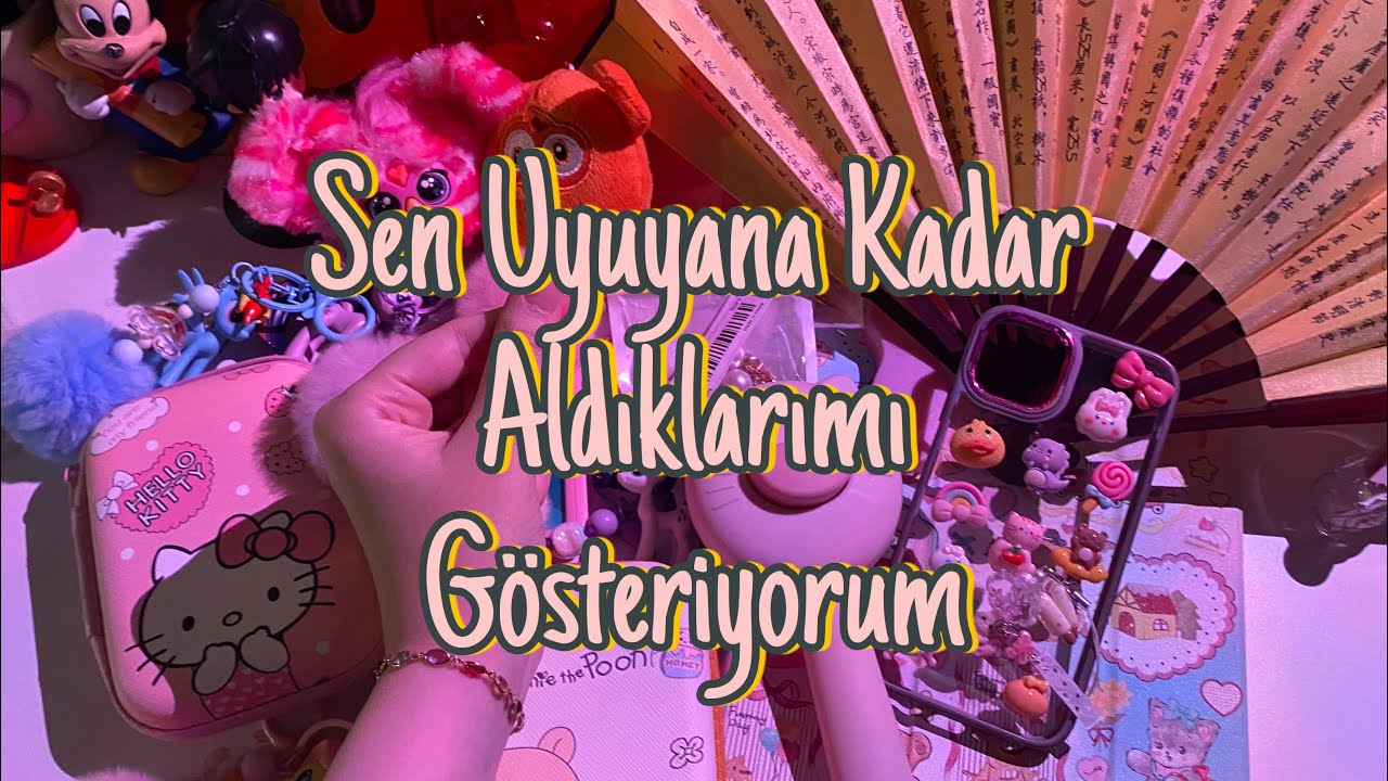 Türkçe ASMR | Sen Uyuyana Kadar Sana Aldıklarımı Gösteriyorum 🛍️🧸💤 (Echo ASMR)