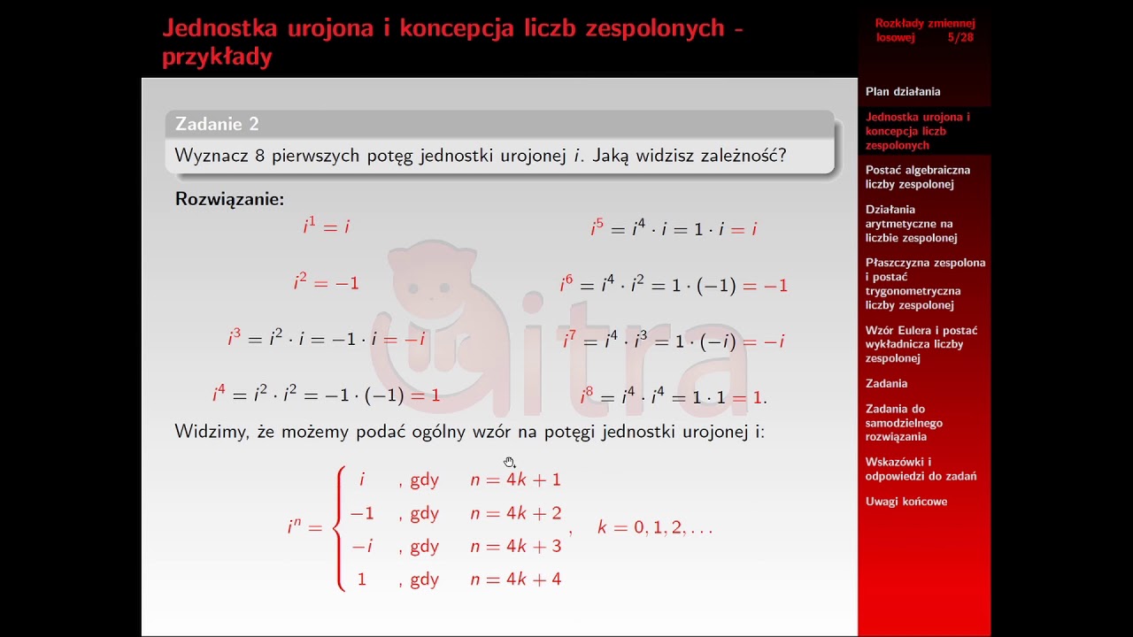 Rachunek prawdopodobieństwa #25 Podstawowe informacje o liczbach zespolonych