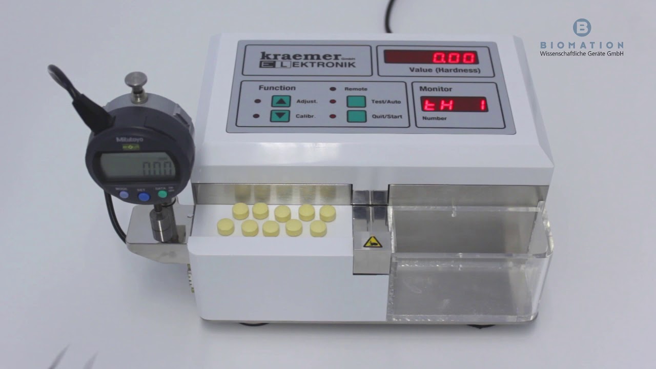 HC6.2 Tabletten Bruchfestigkeitstester mit Dickenmessung