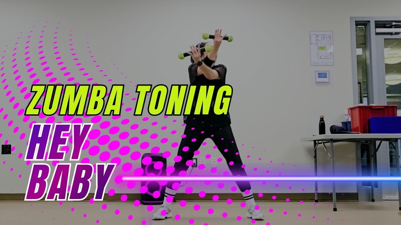 Zumba Toning | Hey Baby | No Doubt | Zumba Fitness with Ingrid 💜 