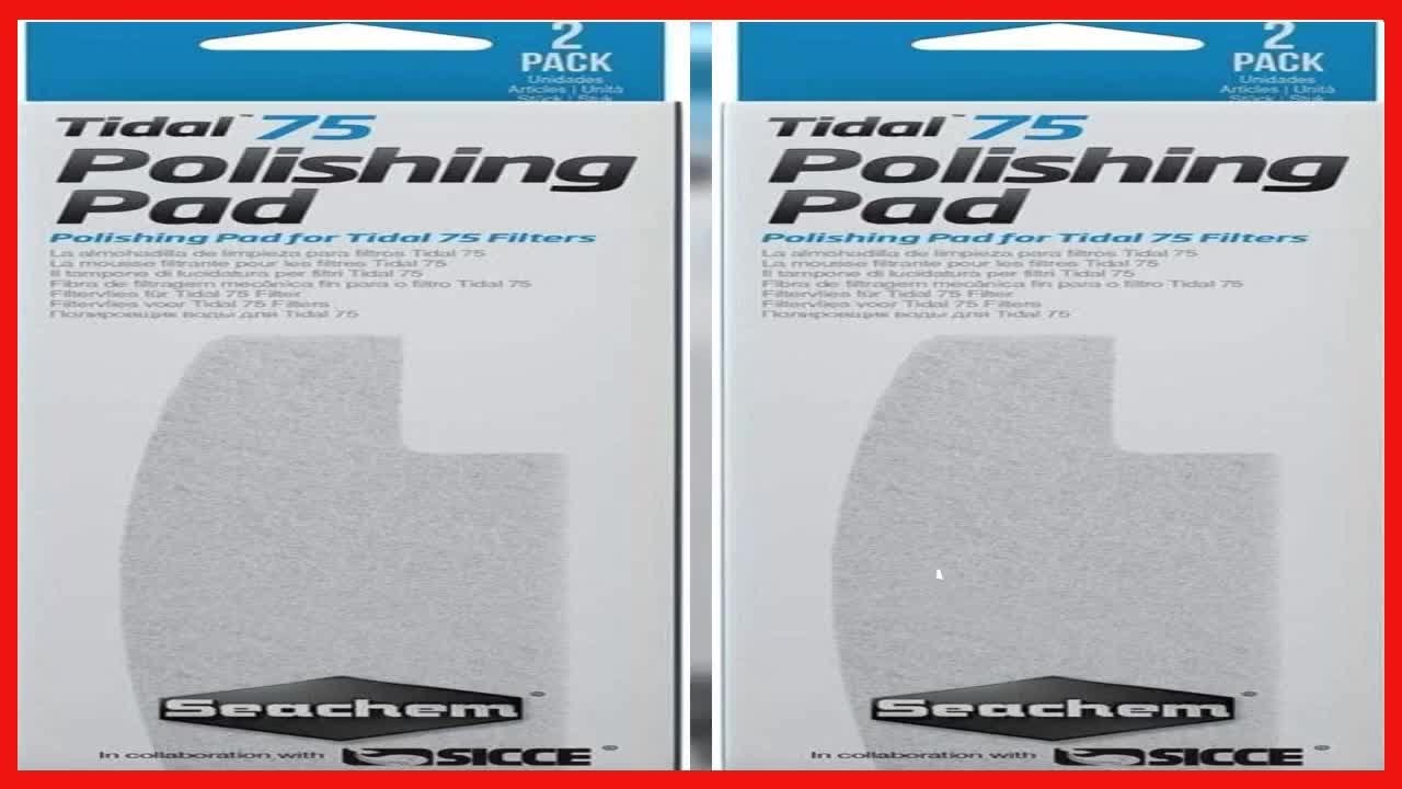 Quality product -  Seachem Tidal 75 Filter Polishing Pad (2 Pack)