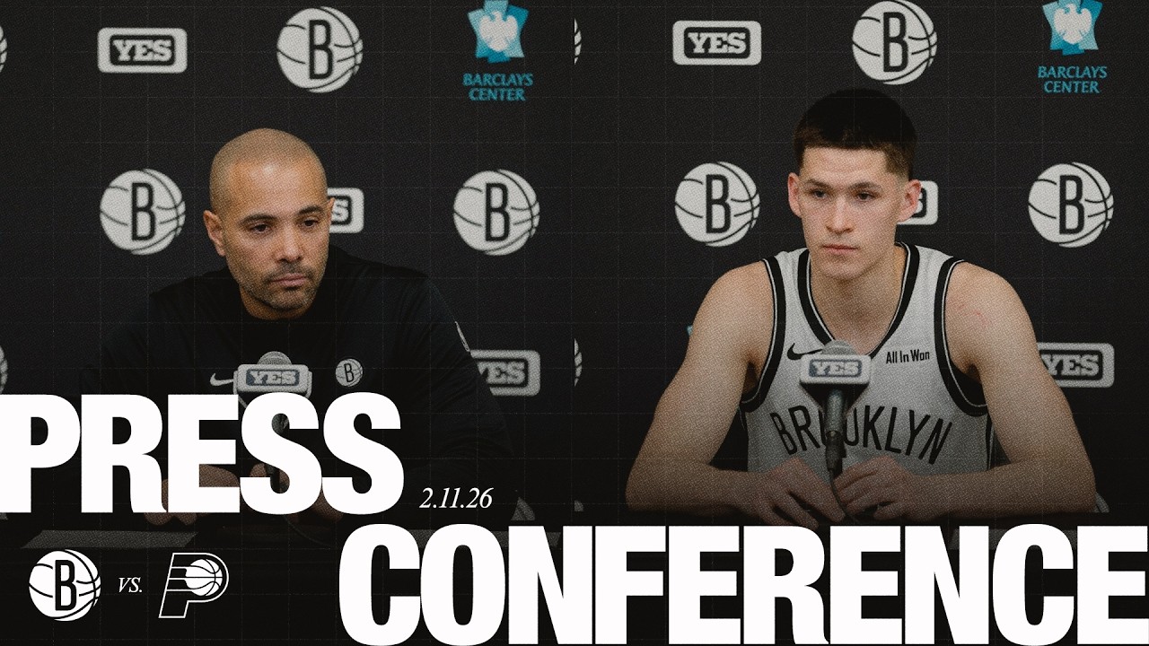 Jordi Fern&agrave;ndez and Egor D&euml;min Postgame Press Conferences vs Indiana