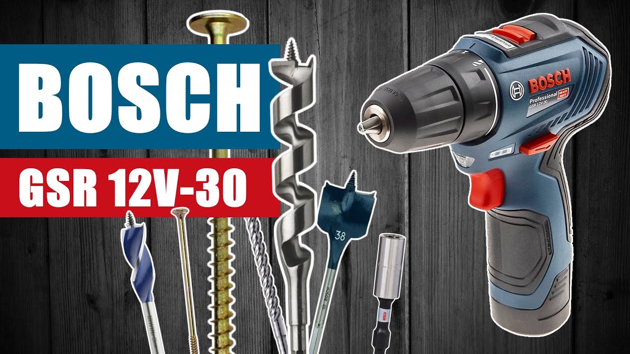 Bosch GSR 12V-30 Mini-Bormasina Brushless pe 12V