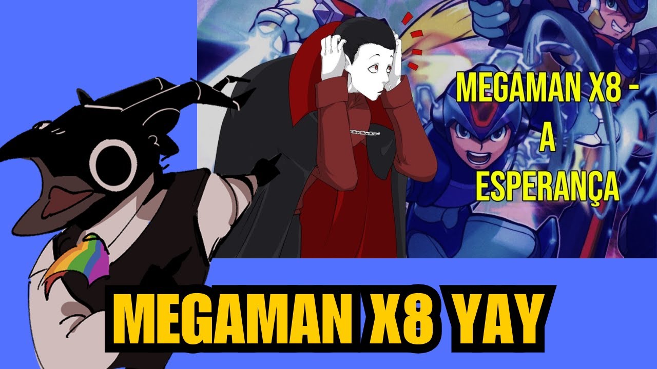 O ÚNICO MEGAMAN X QUE EU MAL JOGUEI (ELE É FEIO =[) - REACT MASTER ALUCARD