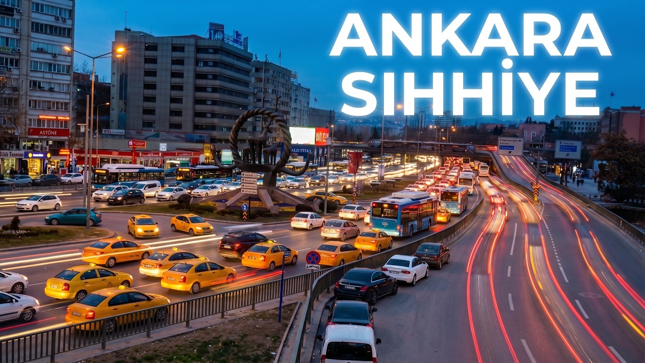 Sıhhiye ANKARA - Akşam Trafiği