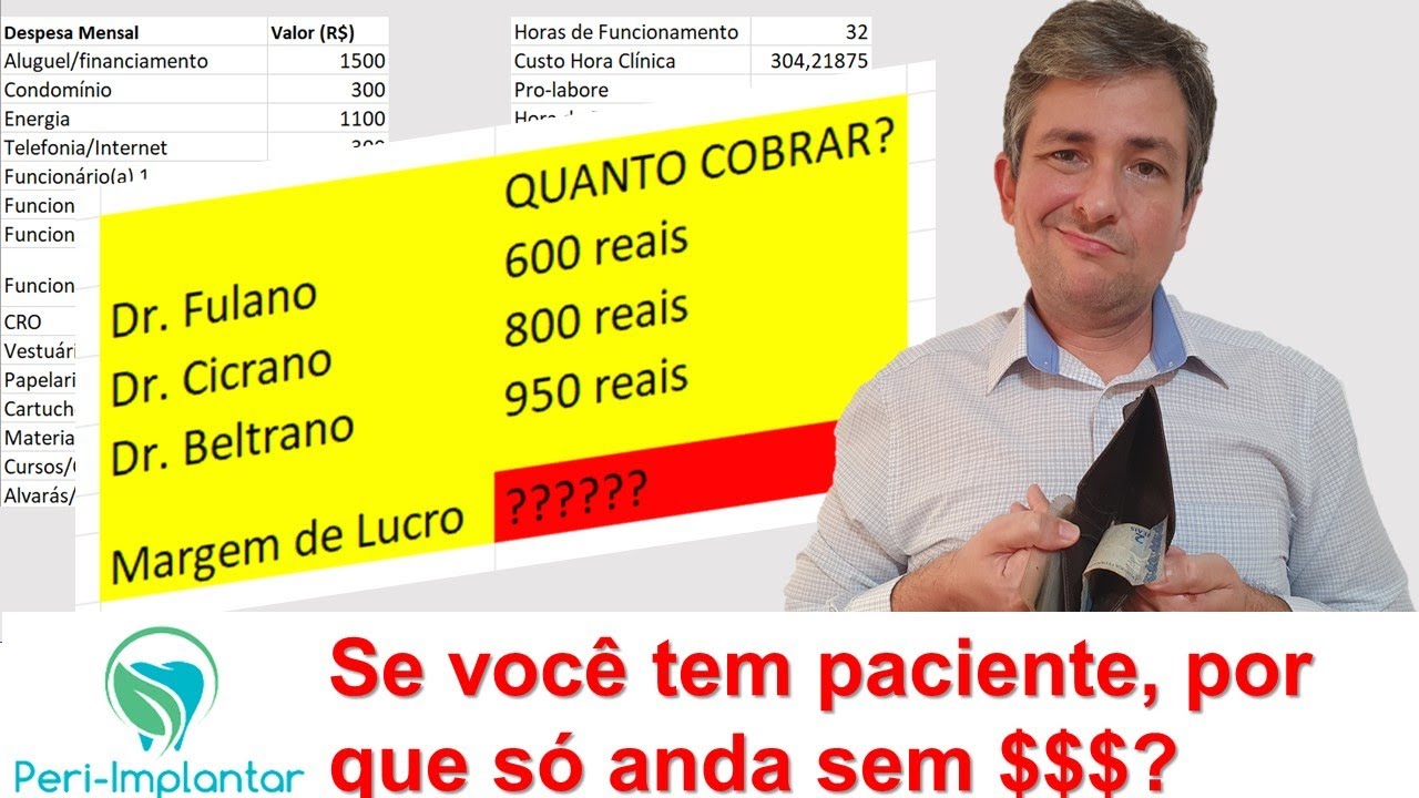 Quanto cobrar pelo seu tratamento?