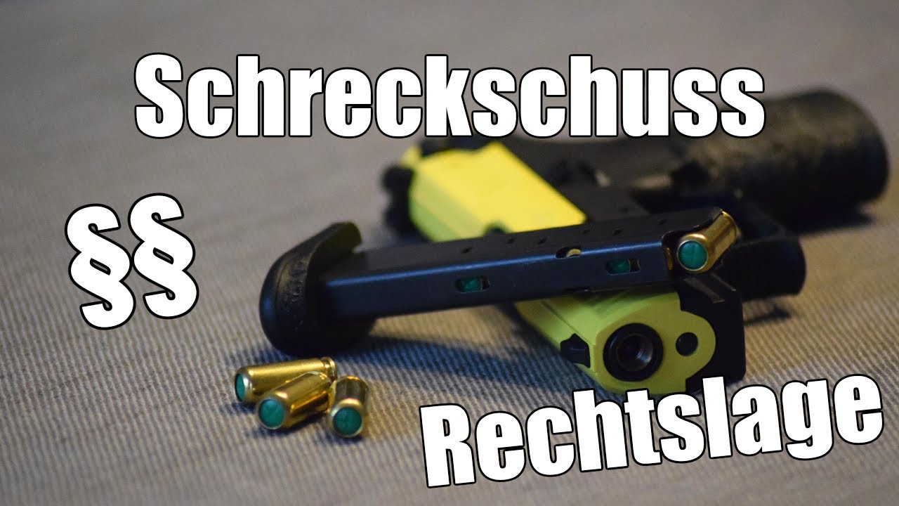 Schreckschusswaffen - rechtliche Grundlagen (inkl. kleiner Waffenschein)