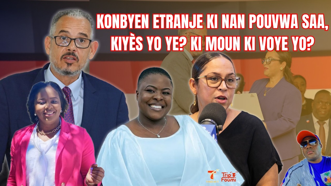 Konbyen etranje ki nan pouvwa sa a? kiyès moun sa yo ye, kiyès ki voye yo la?