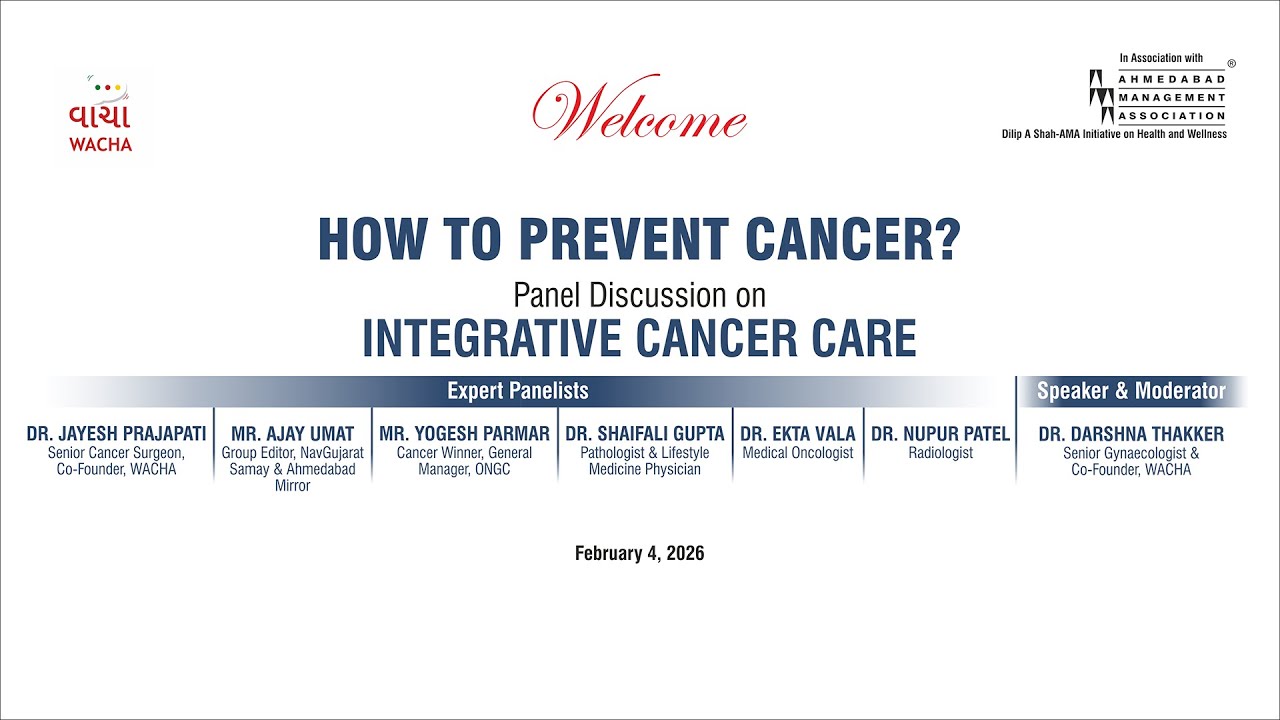 HOW TO PREVENT CANCER? Panel Discussion on INTEGRATIVE CANCER CARE at AMA on February 4, 2026