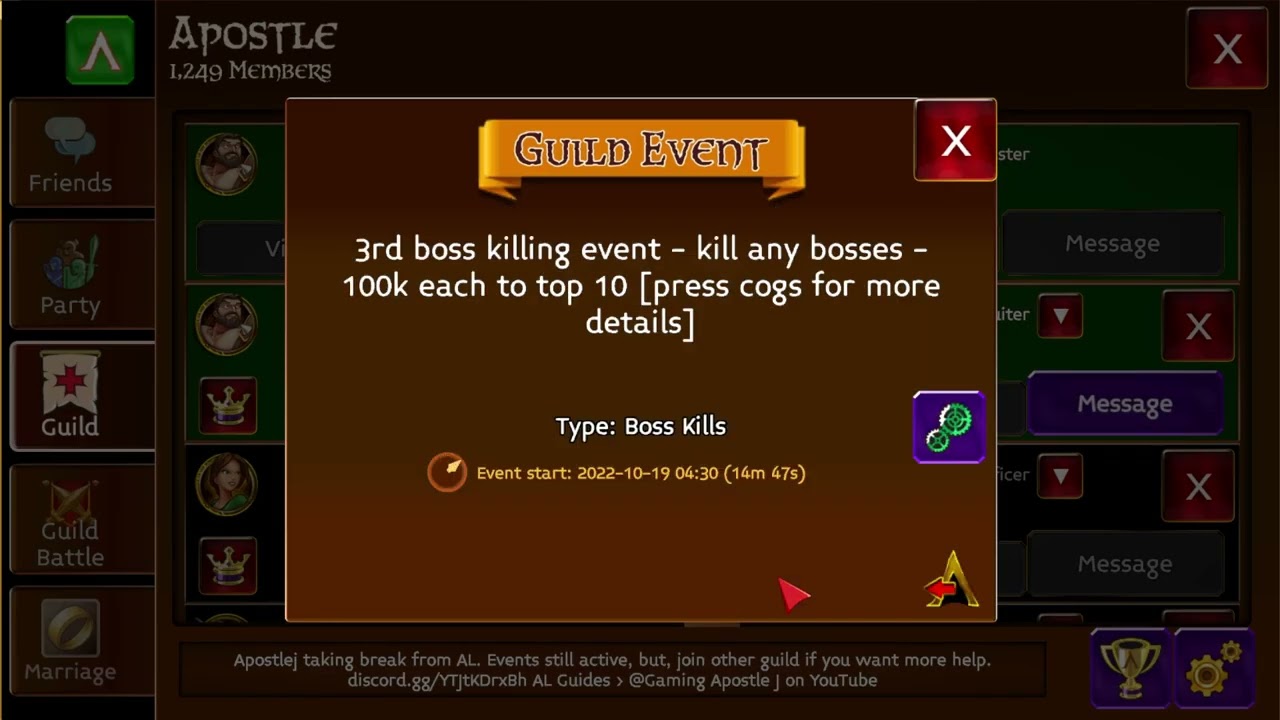 This Is Why You Should Join Apostle! Arcane Legends Guild