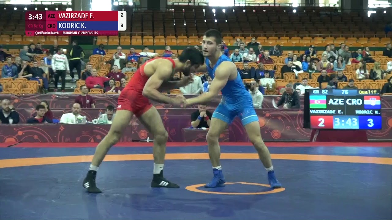Qual. GR - 82 kg: E. VAZIRZADE (AZE) v. K. KODRIC (CRO)