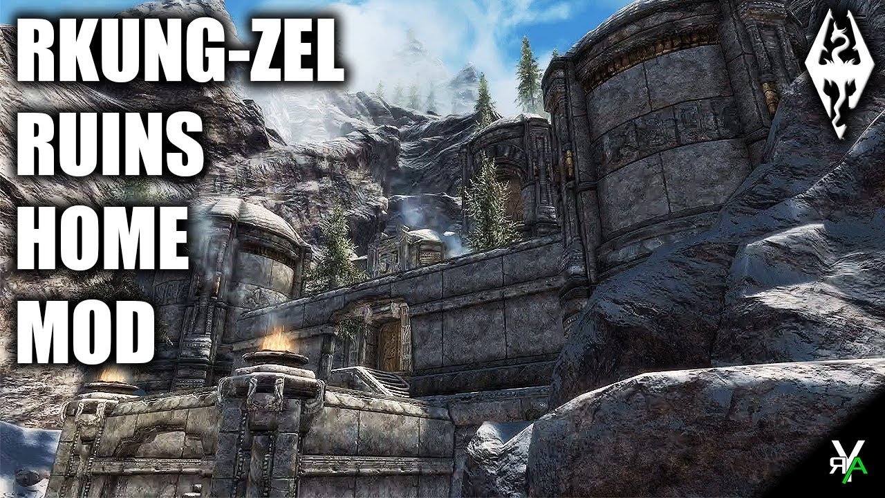 RKUNG-ZEL RUINS: Massive Dwarven Castle Player Home- Xbox Modded Skyrim Mod Showcase
