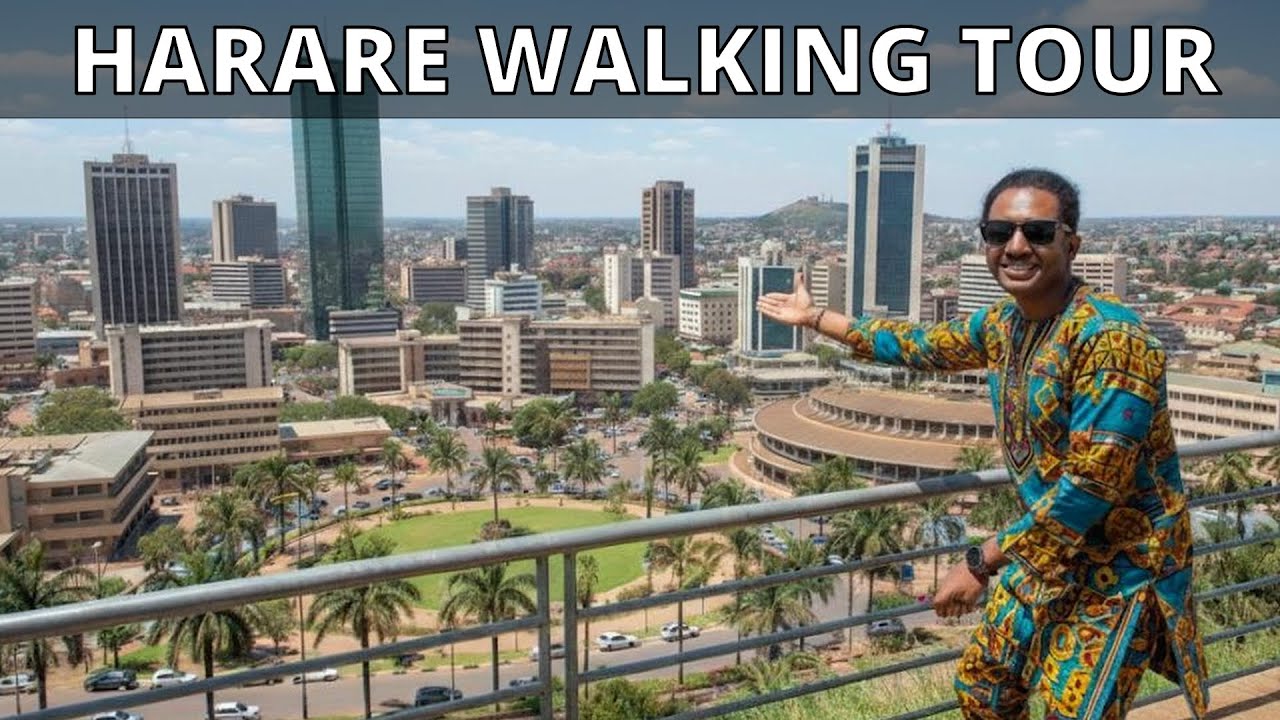 Исследуем центр Хараре 🇿🇼 | Экскурсия по центру города Зимбабве | (Экскурсия по центру Хараре)