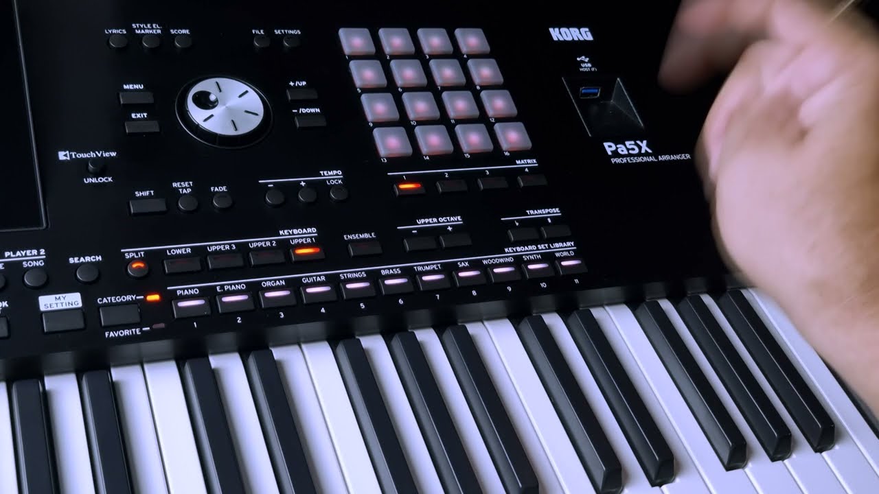 COMO SALVAR  EFEITOS E VINHETAS NOS PADS E MATRIX DO KORG-PA 5X