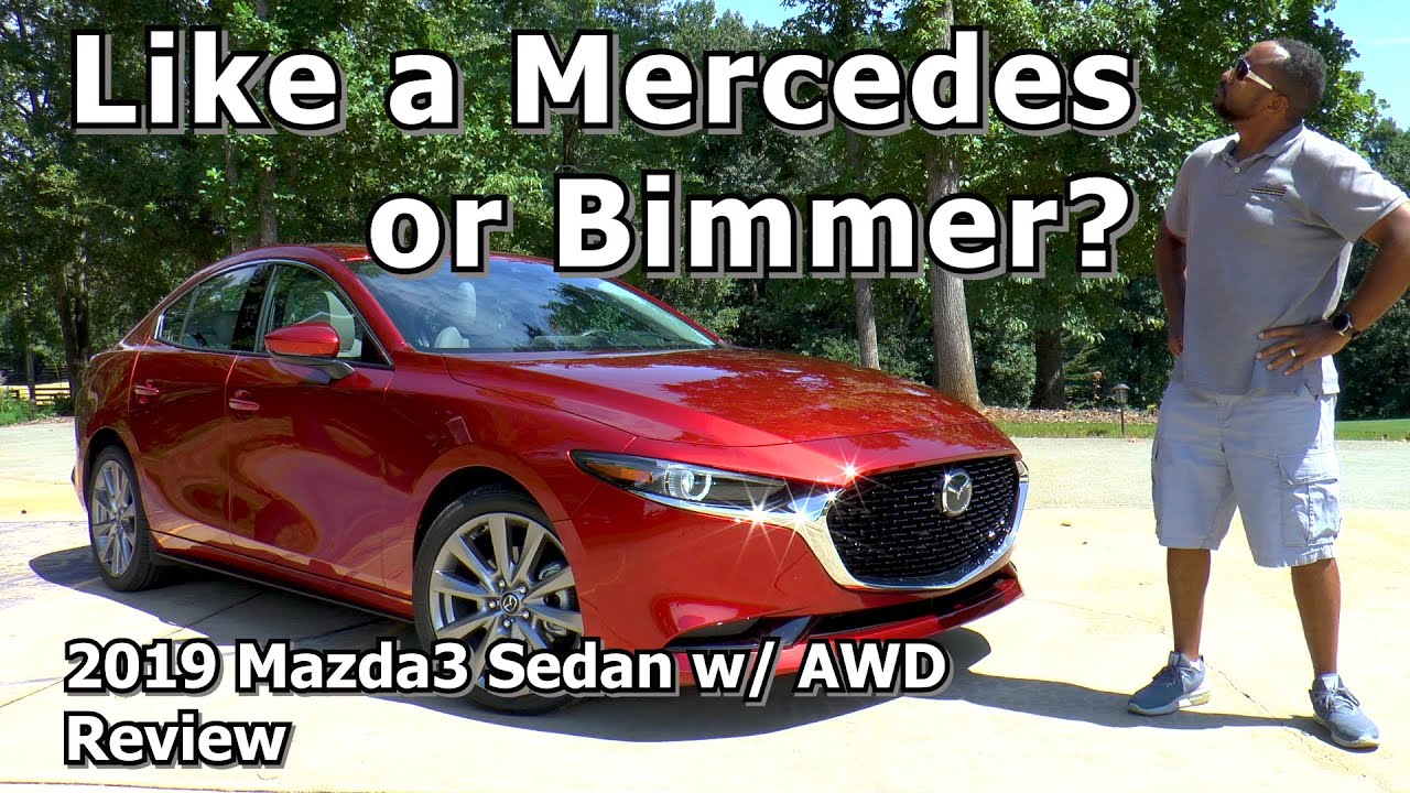 2019 Mazda3 Sedan Premium AWD Review - Like a Mercedes or Bimmer?