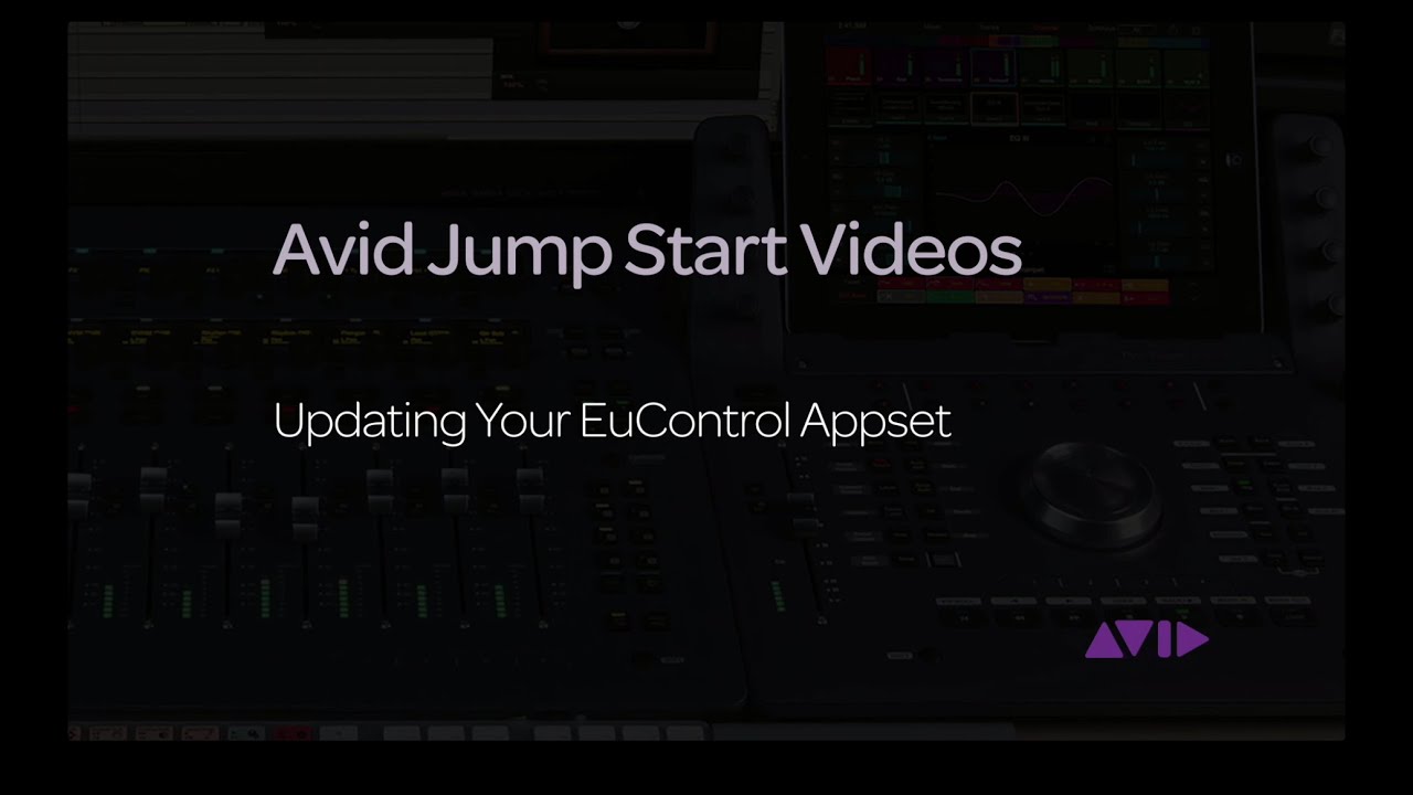 Avid Jump Start Video - Updating your EuControl Appset