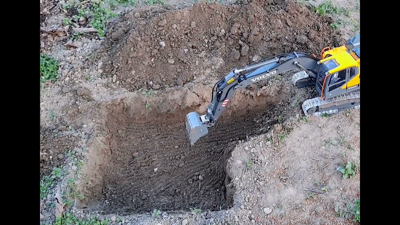 work afternoon with volvo ec160