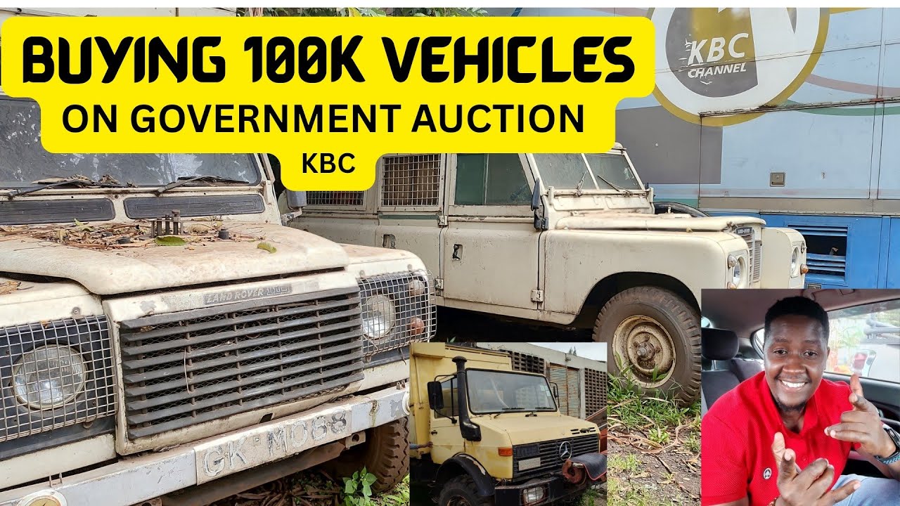 I'm BUYING These 100K and 30k KBC government vehicles on auction. See how they look