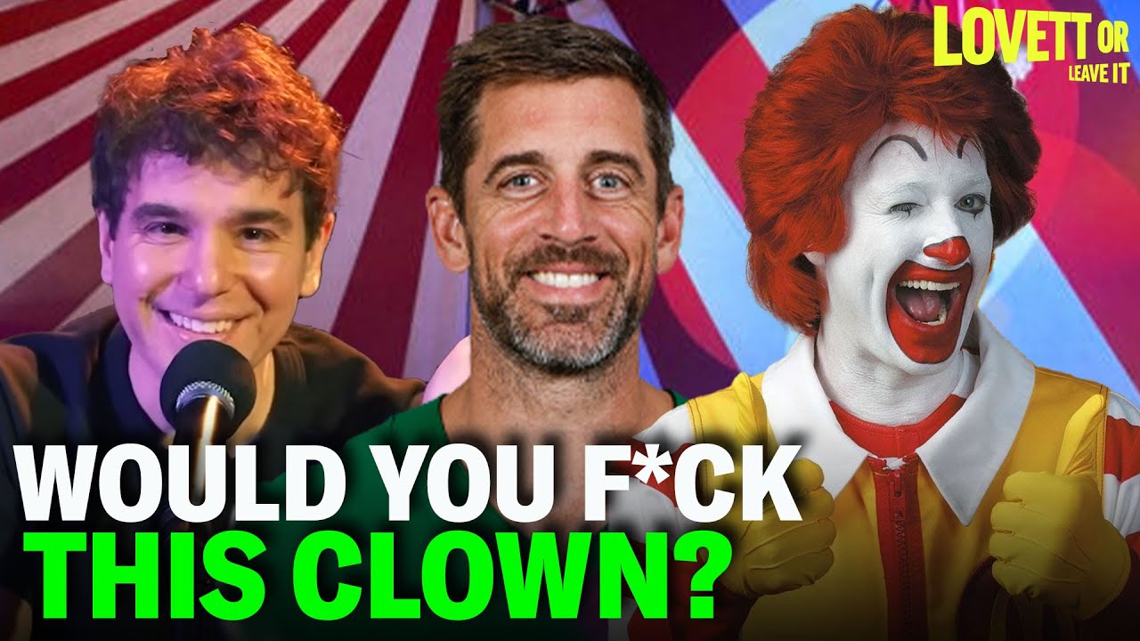 Аарон Роджерс или Рональд Макдональд? С каким клоуном вы бы переспали?
