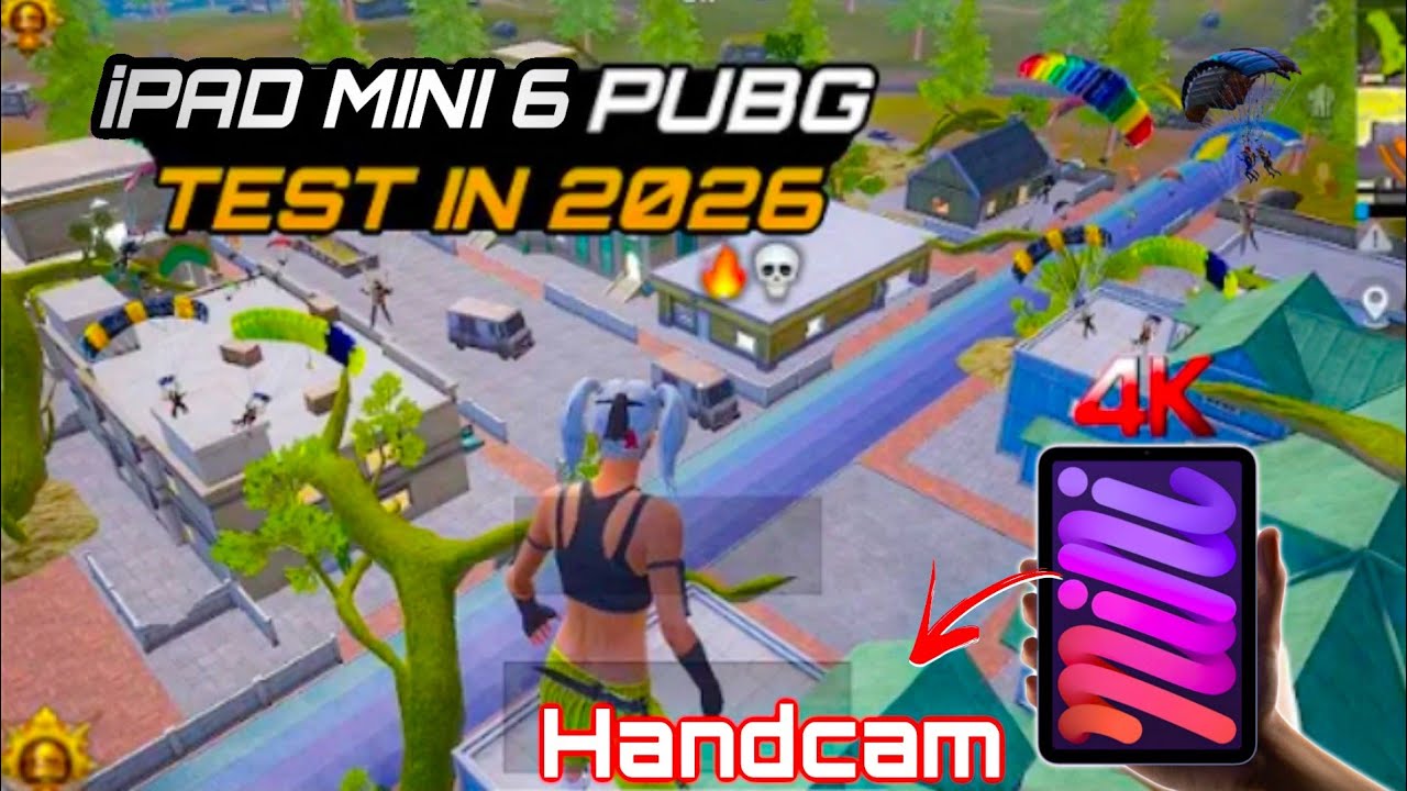 iPAD MINI 6 PUBG TEST 2026🔥/ HD+Extreme 5 Finger Handcam Gameplay😍