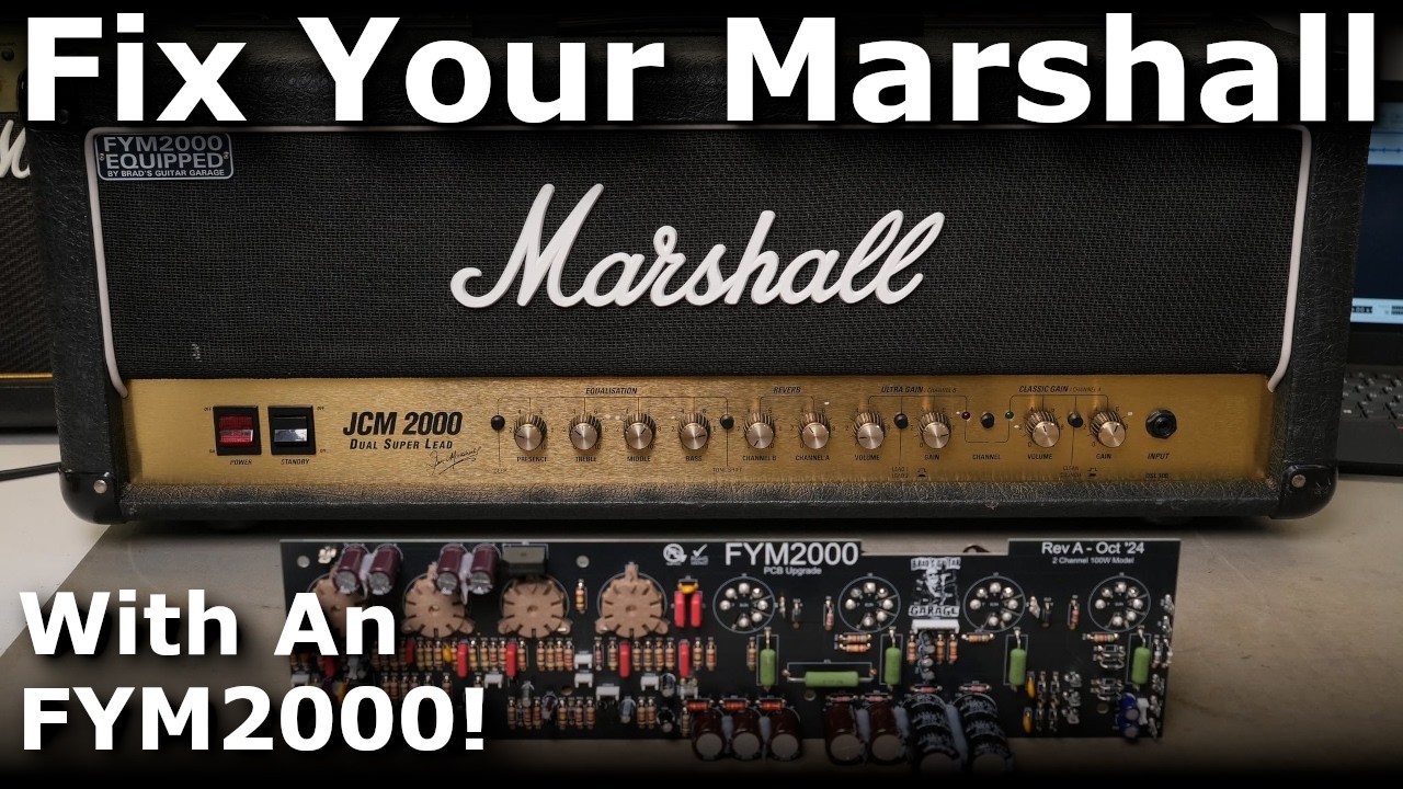 Fix Your Marshall With An FYM2000! - Addressing JCM2000 Leakage / Bias Drift Issues With A New PCB!