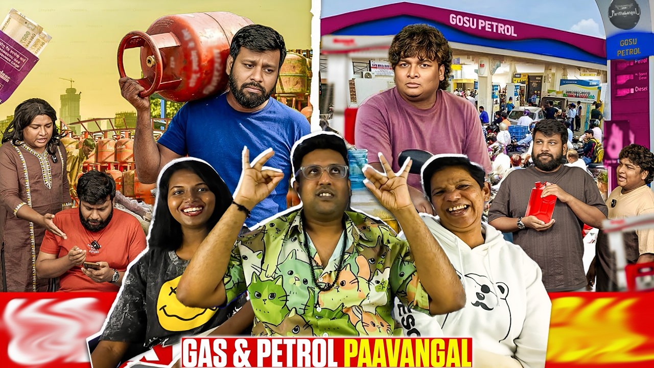 GAS & PETROL PAAVANGAL Reaction 😂 | Ramstk Family