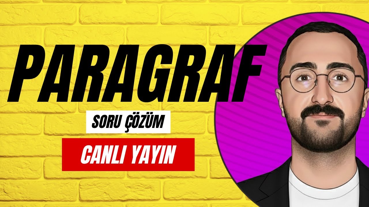 2026 Paragraf Soru Çözümü -8 Canlı Yayın ✅Taktiklerle Paragraf #paragraftaktikleri #paragraf