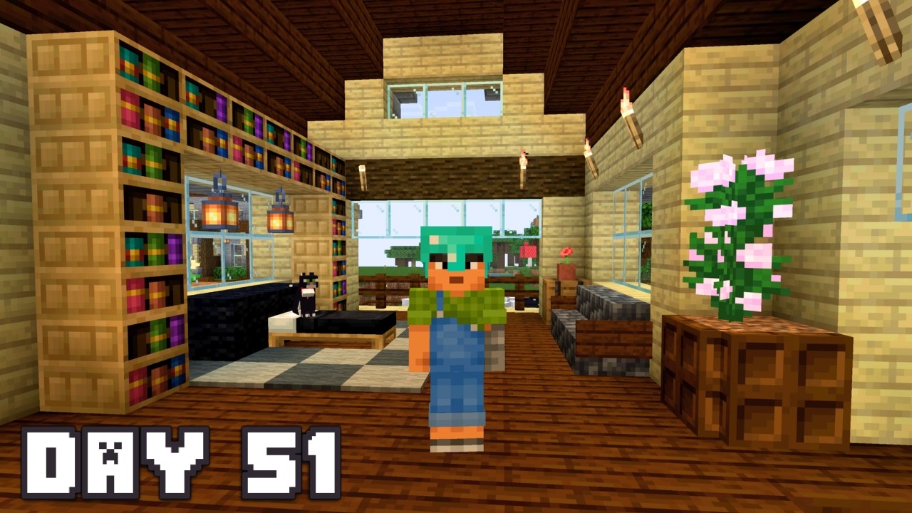 Decorating My Home | Daily Minecraft Challenge