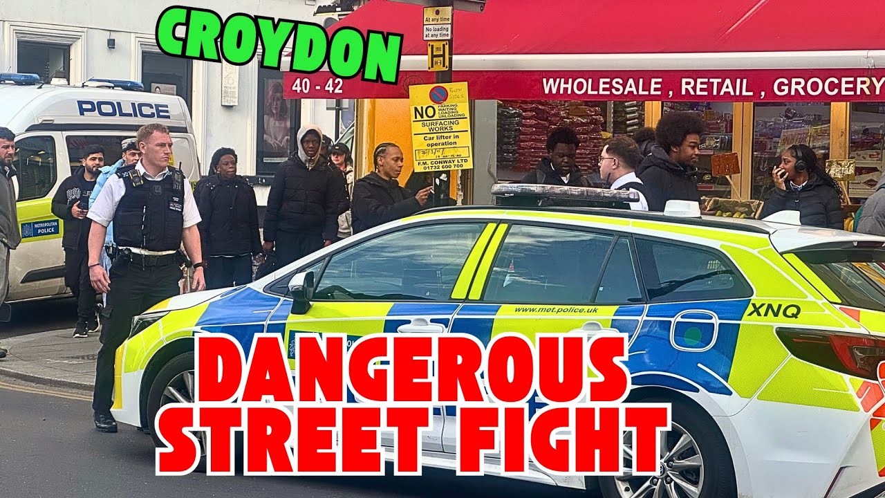 DANGEROUS STREET FIGHT IN CROYDON! While I Was Feeding The Homeless